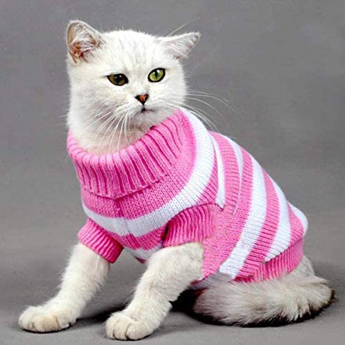 Dinámica subterráneo Intermedio Yongqin - Suéter para gato, ropa de invierno para mascota, jersey elástico  y cómodo para gatos pequeños, perros chihuahua, etc. - Por el perro