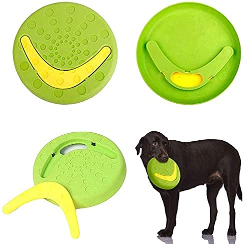 Juego de 3 discos voladores para perros azules, corales y verdes, juguetes  interactivos de entrenamiento de frisbee duraderos, flotantes, suaves
