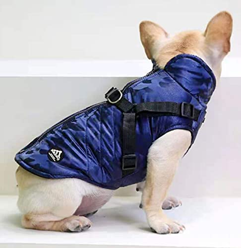 Aiboria Abrigo para perros de invierno M, verde impermeable 2 en 1 chaqueta cálida para cachorros resistente al viento 
